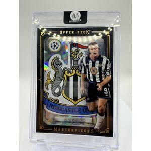 Art Card Alan Shearer With Newcastle United Patch Made By Mayflower Custom Cards